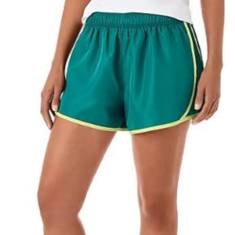 Member’s Mark Women’s Active Running Shorts Teal XL + XXL NWT